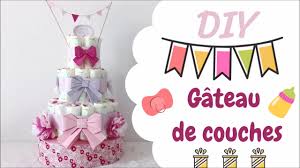 Et si certes, c'est un gâteau, il faut savoir que ce n'est pas comestible. Diy Baby Shower Realiser Un Gateau De Couches De A A Z Youtube