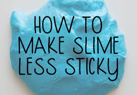 In a large bowl, mix one cup hot water with 1/2 tsp of borax. Slike How To Make Slime Less Sticky Easy