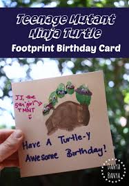 Choose from a wide range of designs & birthday party themes or create your own from scratch! Teenage Mutant Ninja Turtle Birthday Card Danya Banya