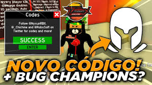 It is an amazing game where players make their character undisputed and undefeated fighters. Novo Codigo Anime Fighting Simulator Codigo De Chikaras Bug Dos Champions Tigre