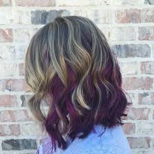 Right before the time comes to bust out your highlighting kits and tools, the first important thing ess says to do is to make sure your hair is styled in your everyday. 20 Sassy Purple Highlighted Hairstyles Hairstyles Weekly