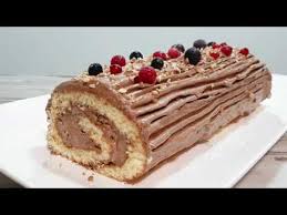 Buche De Noel Facile Et Rapide Youtube Desserts Food Buche De Noel