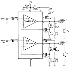 1 block diagram and application circuit. Tda Amplifier Circuits