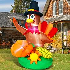 Find thanksgiving outdoor inflatables now! Twinkle Star Thanksgiving Decorations Inflatable Turkey Thanksgiving Inflatables With Led Lights Yard Lawn Decor Display Autumn Outdoor Decoration 6ft Lighted Blow Up Turkey Happy Thanksgiving Day Outdoor Holiday Decorations Patio Lawn