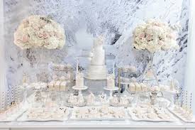 Winter wonderland decorations are all about white, blue, sparkles, snow and glitter. Kara S Party Ideas Winter Wonderland Baby Shower Kara S Party Ideas