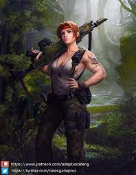 Female Catachan Jungle Fighter (by Adeptus Celeng) : r/ImaginaryWarhammer