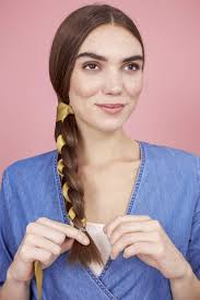 Braids (also referred to as plaits) are a complex hairstyle formed by interlacing three or more strands of hair. Braids With Ribbon It S Easier To Create With This Quick Tutorial