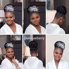 19 Blushing Brides Serving The Ultimate Natural Hair Inspo Natural Hair Wedding Natural Hair Styles Natural Hair Bride