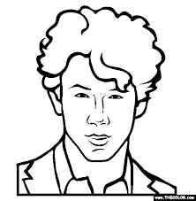 Click on any theme you would like to color and use our awesome coloring game to color, use fun tools, save your coloring page, print it out, and even share your creation on your facebook feed! Nick Jonas Online Coloring Page Color Nick Jonas Online Coloring Pages Coloring Pages Ninjago Coloring Pages