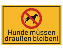 Sie muss den bebauungsplan ändern und hat überdies das thema lärmschutz wegen der nähe zur ortsdurchfahrt nicht gelöst. Aufkleber Hunde Draussen Bleiben Schild Sticker Hinweisschild Warnschild Vorsicht Gelb Plot4u