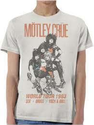 Motley Crue Vintage Concert T Shirt World Tour 1983 Men S Gray Shirt Vintage Concert T Shirts Grey Shirt Men Concert Tshirts