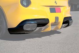 The ferrari f12tdf is a 770 horsepower throwback to the supercar glory days. Hodoor Performance Carbon Fiber Inserts Around The Rear Bumper Attachments Novitec Style For Ferrari F12 Berlinetta Buy With Door To Door Worldwide Shipping Hodoor Performance