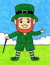 Now lets first focus on the face. How To Draw A Leprechaun Art Projects For Kids