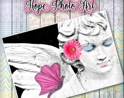 6 Daisy Angel Printable Set