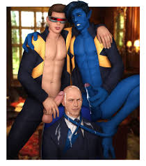 Rule34 - If it exists, there is porn of it  drawnpr0n, charles xavier,  nightcrawler, scott summers  2403847