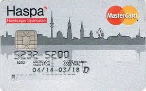 Bank Card Haspa Mastercard Haspa Hamburger Sparkasse Germany Federal Republic Col De Mc 0102
