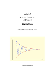Math 147 Forrest Notes PDF