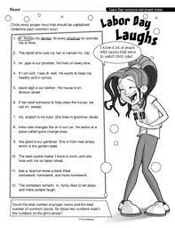 Common And Proper Nouns Take Center Stage On This Labor Day Worksheet A Plumber Part Of Speech Grammar Common And Proper Nouns Language Arts Worksheets