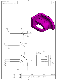 Solidworks Free Complex Models And Drawings Solidworks Autocad Isometric Drawing Technical Drawing