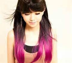 Pin By Esmer On Hair That I Like Cute Hairstyles For Medium Hair Half Colored Hair Half Dyed Hair