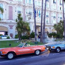 Grandes Dames Infront Of The Grand Hotel Lacroisette Cannes Grandhotel France Vivelafrance Mbcars Mbcl Car Travel Mercedes Benz Classic Classic Cars