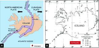 A Distribution Of Volcanoes Along The Mid Atlantic Ridge In The Download Scientific Diagram