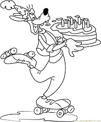 Mickey mouse happy birthday disney. Happy Birthday Coloring Page For Kids Free Goofy Printable Coloring Pages Online For Kids Coloringpages101 Com Coloring Pages For Kids