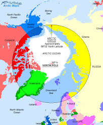 Map Of The Arctic As Defined By Arctic Circle Arctic Circle Arctic Map