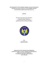 12 aplikasi multimedia dalam virtual reality menggunakan elemen dasar multimedia. Pengembangan Multimedia Pembelajaran Pemrograman Dasar Untuk Kelas X Smk