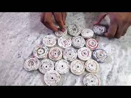 Diy Newspaper Wall Decor Best From Waste Wall Decor Ideas Diy Newspaper Newspaper Wall Newspaper Crafts