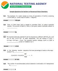 Jee main, unlike jee advanced, has a fixed exam structure and is not subject to change every year. Jee Main 2020 Sample Paper For Chemistry Released