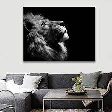 Its all about lion decorations including lion painting, lion decals, lion stickers, lion canvas art and more! Robot Check Black And White Living Room Decor Lion Wall Art White Living Room Decor
