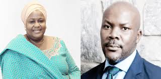 Aisha Dahir-Umar, DG, PenCom and Wale Oduntola, PenOp President