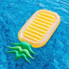 190 90cm Pineapple Shape Inflatable Air Mattress Water Boat Floating Row Summer Swimming Pool Beach Toys W Summer Swimming Pool Swimming Pool Toys Water Sports