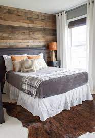 Diy Pallet Decor Pallet Wall Bedroom Bedroom Design Bedroom Diy
