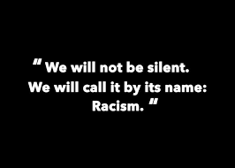 Does it mean anything special hidden between the lines to you? We Will Not Be Silent We Will Call It By Its Name Racism The Gender Equality Initiative In International Affairs