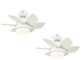 Westinghouse lighting 7224000 turbo swirl indoor ceiling fan with light, 30 inch, brushed nickel. Ciata Lighting Quince 24 Inch Reversible Six Blade Indoor Ceiling Fan White Finish With Two Light Opal Frosted Glass Buy Online In Luxembourg At Luxembourg Desertcart Com Productid 79254581