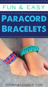 1st, cut a 35cm piece of blue thread and tie a lark head knot over step 2: Fun And Easy Paracord Bracelets For Kids