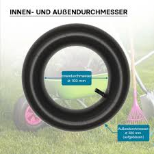 Wiltec 51170 | Ersatzschlauch 11x4.00-4 Rasenmäher