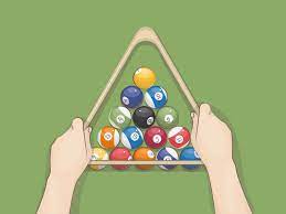 The other two corners should face you. How To Rack In 8 Ball 10 Steps With Pictures Wikihow