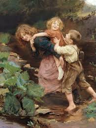 Elsley Arthur John Pick A Back 2 Romantic Art Victorian Art Painting Illustration