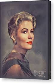 Nancy Olson, Vintage Actress Canvas Print