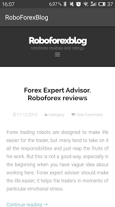 Risk warning 61.41% of retail investor accounts lose money when trading with this provider. Roboforex Reviews For Android Apk Download