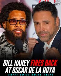 Bill Haney Fires Back at Oscar de la Hoya🔥 🎥 Bill Haney Follow  @theboxingcode for more!🥊 Follow @theboxingcode for more!🥊 Follow  @theboxingcode for more!🥊 👍 Give this post a thumbs up! ✉️
