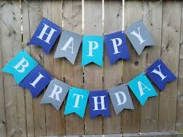 Personalized Birthday Banners For Adults Boy 1st Birthday Banner Blue Banner Blue Birthday Banner Boy First Birthday Decor Happy Birth Printable Birthday Banner Birthday Banner Happy Birthday Balloons