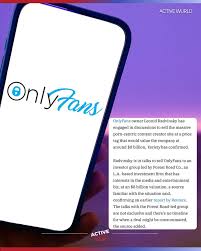 OnlyFans owner Leonid Radvinsky is reportedly in discussions to ...