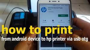 How do i connect my android phone to my printer. How To Print From Android Phone To Hp Printer Via Usb Otg Without Wifi Printer Youtube
