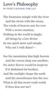 Love S Philosophy By Percy Bysshe Shelley The Poetry Foundation Poetry Foundation Poetry Percy Shelley Poems