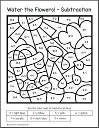 Math coloring pages 1st grade. Resolva Pinte Treinando A Tabuada Spring Math Worksheets Math Coloring Worksheets Math Coloring
