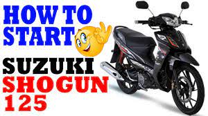 Top speed of my suzuki shogun 125rr.enjoy! How To Start Suzuki Shogun 125 Youtube